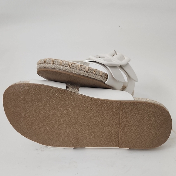 NWOT Seychelles White Big buckle Sandals Size 8.5 - Picture 8 of 8